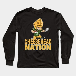 Cheesehead Nation Green Bay Packers Long Sleeve T-Shirt